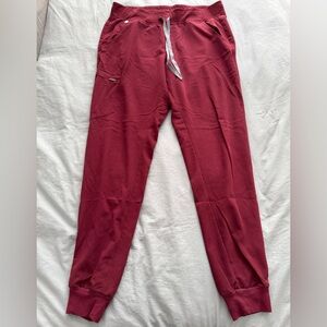 Women’s Burgundy Zamora Jogger Scrub Pants -Tall